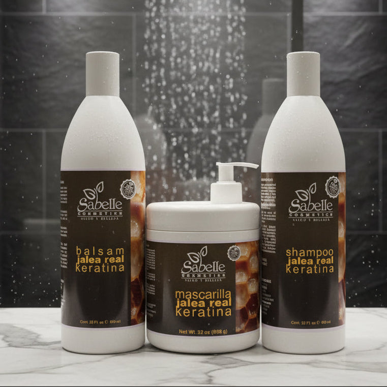 Three bottles of Sabelle Cosmetics hair