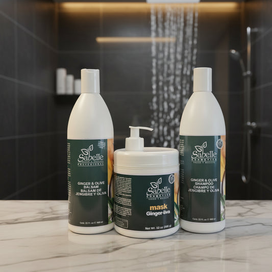 Shampoo, Conditioner & Mask Ginger & Olive 32 Oz